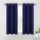 Κουρτίνες συσκότισης Royal Blue 34x60 ίντσες, με ροδέλα στο πάνω μέρος, 2 τεμάχια 5
