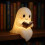 Χαριτωμένη λάμπα ανάγνωσης LED 3D Ghost, ζεστό φωτιστικό νυκτός για το Halloween με βιβλίο 2