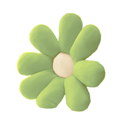Blumenförmiges Plüsch-Sitzkissen, 45 cm 1