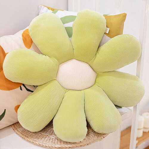 Blumenförmiges Plüsch-Sitzkissen, 45 cm 2