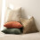 Fodere per cuscini in velluto a coste stile boho, 61x61 cm, set da 4 5