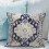 Μαξιλαροθήκες Boho από βαμβάκι, σετ 20x20 ιντσών, σε μπλε χρώμα 5