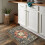 Washable Boho Area Rug 2x3 Feet Non-Slip Rubber Backing 6