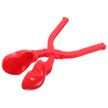 OUNONA Snow Ball Maker Clip Tool Red 1 Pack