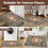 Washable Boho Area Rug 2x3 Feet Non-Slip Rubber Backing 7