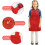Kinderkochschürze mit Tasche – 2er-Pack, Polyester 2