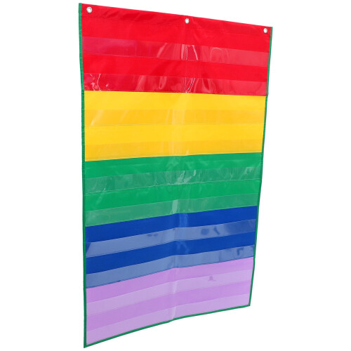 QUMONIN pocket chart holder for learning cards 2