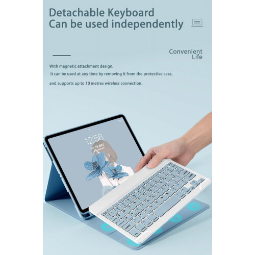 Capa com teclado para iPad Mini 5 4 3 (7,9 polegadas) 2