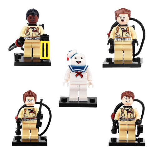 5 τεμάχια/σετ κούκλα Ghostbusters δώρο για το σπίτι DIY δομικά στοιχ