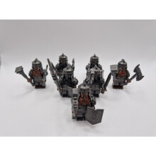 Der Herr der Ringe Der Hobbit 7-teiliges Zwergenkrieger-Spielzeugbausteinset