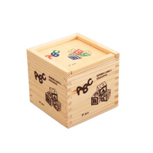 1 juego de bloques de construcción de madera de 30 piezas, juguete de aprendizaje para la creatividad,