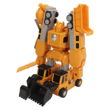 35 bloques de construcción de vehículos de ingeniería que transforman robots y camiones de juguete