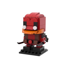 1 bloque de construcción Deadpool No. 3, juguete educativo pequeño.