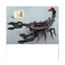 1 pieza de juguete educativo de bloques de construcción de insectos y escorpiones.