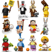 12 minifiguras de Bugs Bunny y el Pato Lucas, bloques de construcción, juguetes para niños, regalo