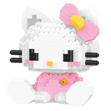 Minifiguras de dibujos animados en 3D, juguetes de regalo para niños, bloques de construcción, adornos