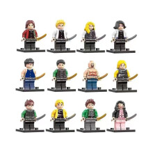 12 bloques de construcción de cuchillas destructoras de fantasmas Man Zao Men Charcoal Zhi Lang You