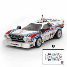 Juego de construcción MOC Lancia Rally 037 Martini Racing 1983 Monte Carlo Winner de 244 piezas