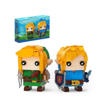 Σετ δομικών στοιχείων Buildmoc Brickheadz Link Breath Of The Wild για τη συλλογ