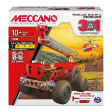 Σετ 3 μοντέλων Meccano-Erector Multimodels Rescue Squad