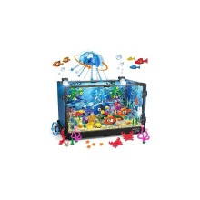 HOGOKIDS Σετ Κατασκευής Ενυδρείου με Φως LED - 725 τεμάχια Ενυδρ