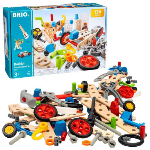 BRIO Builder 34587 - Σετ Κατασκευών - Κατασκευή 136 τεμαχίων 1