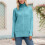 Damen-Rollkragenpullover, Strickpullover, Herbst/Winter, Langarm-Tunika, weich, klassisch, lässig, blau 2