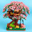 HI-Reeke House Mini Building Set Cherry Bonsai Tree Κιτ κατασκευής σπιτιού Παιχνί 3