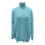 Damen-Rollkragenpullover, Strickpullover, Herbst/Winter, Langarm-Tunika, weich, klassisch, lässig, blau 4