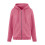 Felpa con cappuccio e zip da donna, calda invernale, tinta unita, lunga 7