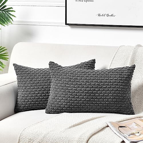 2 kpl 12 x 20 tuuman samettityynynpäällisiä
