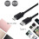 USB-C Type C til Micro USB Han Synkroniserings OTG Opladningskabel til Dataoverførsel 3
