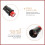 Portable Egg Light Led for Farm Egg Incubator Red Abs Material 1Pack 2
