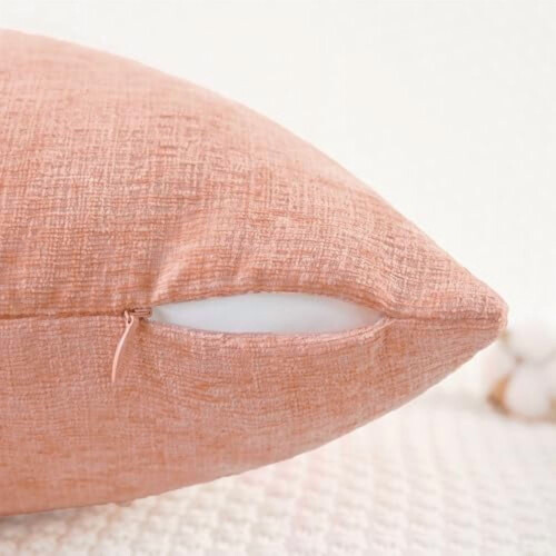 Housses de coussin en chenille 61 x 61 cm (lot de 2) 2