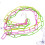 Worgeous 2 Pcs Plastic Rubber Chain Clothes Hanging Safety 6