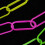 Worgeous 2 Pcs Plastic Rubber Chain Clothes Hanging Safety 2