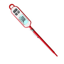 Food Thermometer Digital Probe Real- Reading Meat and Beverage Thermometer with LCD Display and Probe Kitchen Gadget