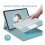 Conjunto de teclado e mouse Retro Touch compatível com iPad Air 4 (10,9 polegadas) - Capa elegante incluída 7