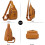 Bolsa transversal de couro marrom grande 5