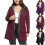 Γυναικεία Trench Coat με κορδόνι, αντιανεμικό, διπλό φερμουάρ και κουκούλα, ζεστή trench 1