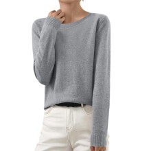 Admvng Damenpullover, langärmlig, Rundhalsausschnitt, leichtes Freizeitshirt, Größen S-3XL