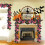 Kunstmatige Halloween slinger, roze plastic rozenrank, 1,74 m 1