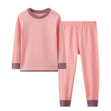 Ediodpoh Kids Holiday Pajamas for Boys, Thermal Lined Base Layer Set, Soft Warm Winter PJs – Pink, 17-18 Years, Compatible with Standard Sizes