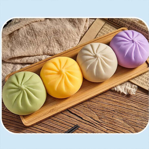 2026Νέα ζυμαρικά Squishy (3,94") με κουτί ατμομάγειρα – Υπερ-μαλακή, γιγαντιαία Squishy για 2