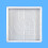 Concrete square mold for garden path making, 2 pcs, white 6
