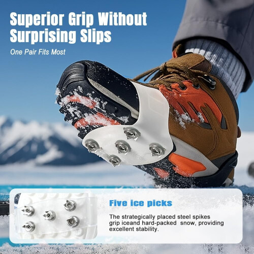 TPE-Eisstollen für Wanderschuhe, Wintersicherheit 2
