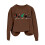Damen-Weihnachts-Sweatshirt mit Katzenprint, langärmelig 4