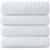 Serviettes de bain 100 % coton, 76 x 152 cm, lot de 4 1