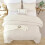 Kingsize Beige Sengetæppesæt 3 stk. Boho Letvægts 4