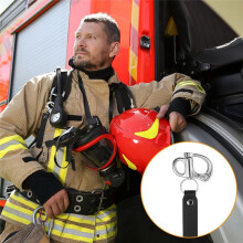 8 Stück Schnellverschluss-Schnappschäkel mit PU-Ledergriff, Edelstahl 316, SCBA-Maske, Schnellverschluss-Clip, Drehschäkel